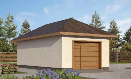 040-001-П Проект гаража из керамзитобетонных блоков Нерехта | Проекты одноэтажных домов от House Expert