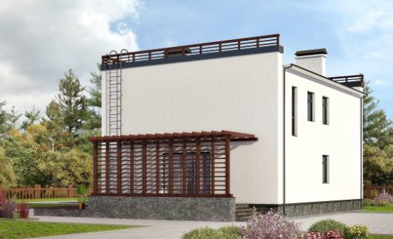 215-002-П Проект двухэтажного дома, просторный дом из пеноблока Кострома | Проекты домов от House Expert