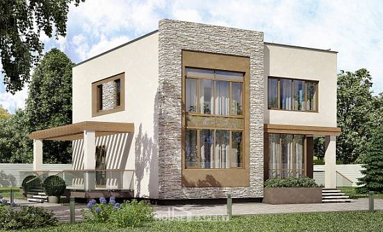 185-001-П Проект двухэтажного дома, средний домик из газосиликатных блоков Нерехта | Проекты домов от House Expert
