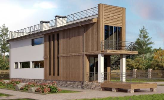 100-003-Л Проект двухэтажного дома, уютный дом из теплоблока Буй | Проекты домов от House Expert