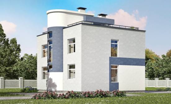 180-005-П Проект двухэтажного дома, просторный загородный дом из пеноблока Буй | Проекты домов от House Expert