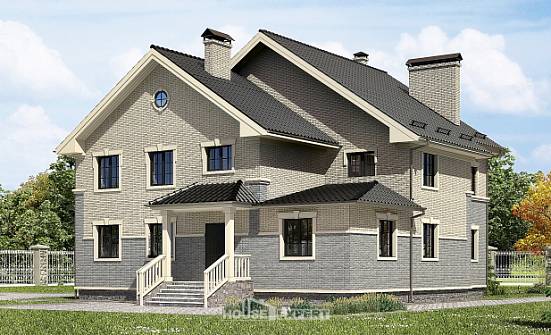 300-004-П Проект двухэтажного дома, просторный загородный дом из газосиликатных блоков Нерехта | Проекты домов от House Expert