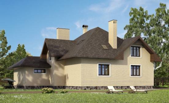 275-003-П Проект двухэтажного дома с мансардой и гаражом, классический дом из кирпича Буй | Проекты домов от House Expert