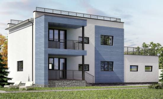 180-012-Л Проект двухэтажного дома, гараж, просторный домик из кирпича Нерехта | Проекты домов от House Expert