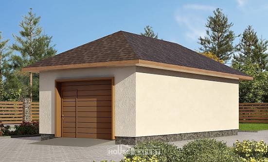 040-001-П Проект гаража из керамзитобетонных блоков Нерехта | Проекты домов от House Expert