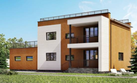 180-012-П Проект двухэтажного дома, гараж, просторный дом из кирпича Нерехта | Проекты домов от House Expert