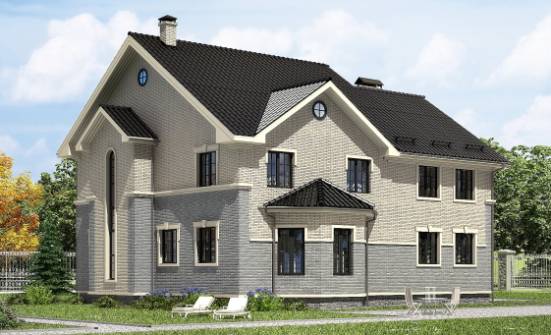 300-004-П Проект двухэтажного дома, просторный загородный дом из газосиликатных блоков Нерехта | Проекты домов от House Expert