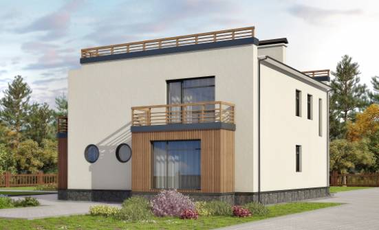 215-002-Л Проект двухэтажного дома, классический коттедж из газобетона Кострома | Проекты домов от House Expert