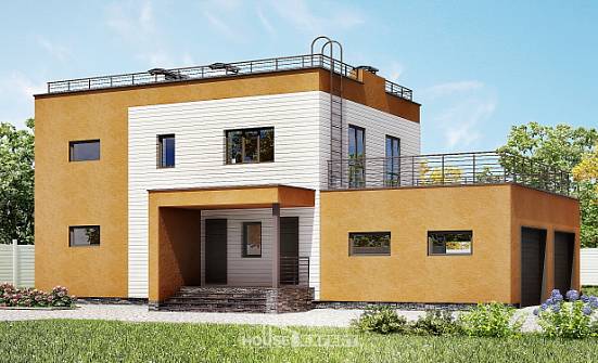 180-012-П Проект двухэтажного дома, гараж, просторный дом из кирпича Нерехта | Проекты домов от House Expert
