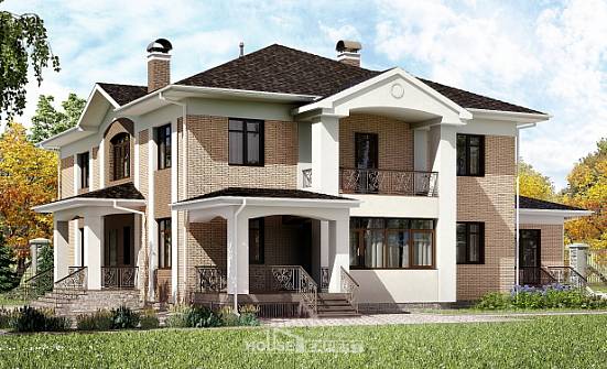 520-001-П Проект трехэтажного дома, классический дом из газосиликатных блоков Буй | Проекты домов от House Expert