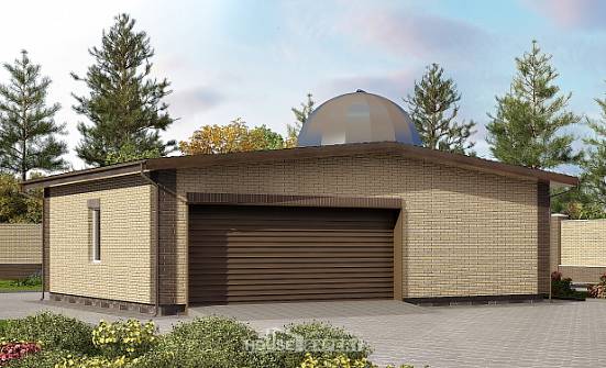 075-001-Л Проект гаража из кирпича Буй | Проекты домов от House Expert