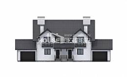 290-003-П Проект двухэтажного дома мансардой, современный дом из керамзитобетонных блоков Галич, House Expert