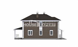 185-002-П Проект двухэтажного дома, недорогой домик из керамзитобетонных блоков Буй, House Expert