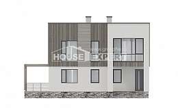 150-017-П Проект двухэтажного дома, классический домик из арболита Галич, House Expert