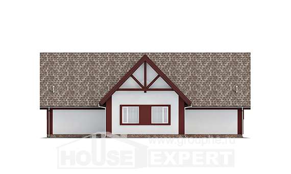 145-002-Л Проект гаража из поризованных блоков Кострома, House Expert