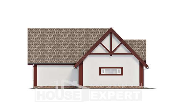 145-002-Л Проект гаража из пеноблока Нерехта, House Expert