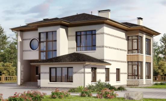 345-001-П Проект двухэтажного дома, просторный домик из пеноблока Буй | Проекты домов от House Expert