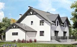 290-003-П Проект двухэтажного дома мансардой, современный дом из арболита Кострома, House Expert