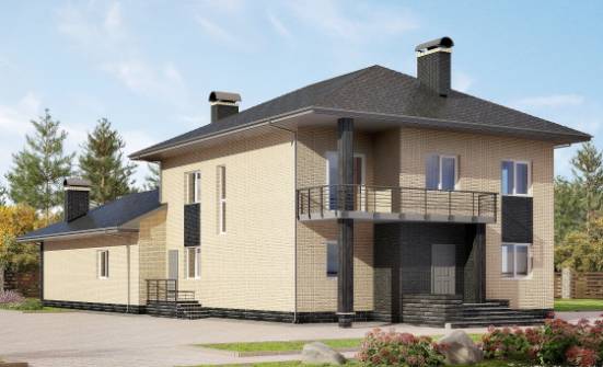 305-003-Л Проект двухэтажного дома, большой дом из газосиликатных блоков Шарья | Проекты домов от House Expert