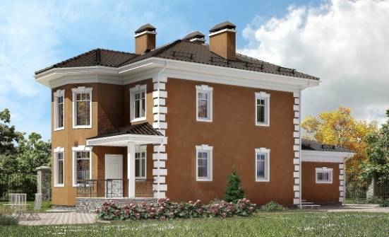 150-006-П Проект двухэтажного дома, гараж, компактный дом из бризолита Галич | Проекты домов от House Expert