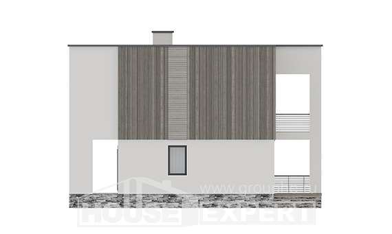 150-017-П Проект двухэтажного дома, уютный коттедж из керамзитобетонных блоков Кострома, House Expert